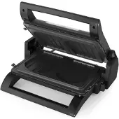 Princess 112536, Schwarz, Edelstahl, Kunststoff, Edelstahl, Tasten, 315 x 215 mm, 1 m, 1500 W