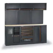 Beta Werkstatteinrichtung, Multiplex-Arbeitsplatte, 157-teilig, C45PRO 2.0 AW/157UT