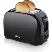 Tristar BR-1025 Toaster, 2 Scheibe(n), Schwarz, Kunststoff, Tasten, Drehregler, 800 W, 980 g