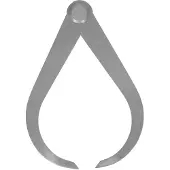 Ks Tools Präzisions-Greifzirkel-Außentaster - 300.1581
