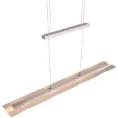 TRIO Leuchten LED Pendelleuchte Milos 4x 5W nickel, Metall