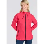 CMP Regenjacke "WOMAN JACKET FIXED HOOD" mit Kapuze mit Kapuze, wasserdicht, winddicht, atmungsaktiv, schnell trocknend