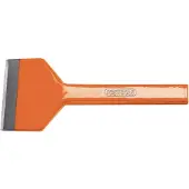 Ks Tools 162.0433, Mauerwerkmeißel, Flachmeißel, Kohlenstoffstahl, Orange, 220 mm, 100 mm