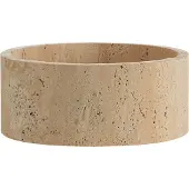 Mr. Stoned Travertin-Obstschale Beige