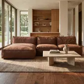 Popsofa Modulares Indoor Ecksofa Kiki Bouclé Kupfer
