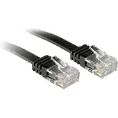 Lindy 47525, 10 m, Cat6, U/UTP (UTP), RJ-45, RJ-45, Schwarz