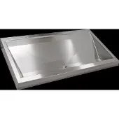 Kwc AR Reihenwaschanlage, PRESTIGE, Edst., 1200x150x570 mm, 2 Waschplätze