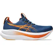 Asics Laufschuhe Herren Gel-Nimbus 28 SS 2026-Marineblau/Orange-41 1/2