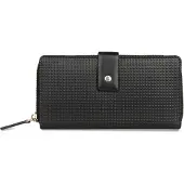 Bugatti Noemi RV-Damenbörse schwarz aus Leder