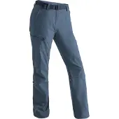 Maier Sports Outdoorhose "Lulaka", Damen, Gr. 72, Langgrößen, blau (jeansblau), 90% Polyamid, 10% Elasthan, Hosen Outdoorhose, Damen Wanderhose, atmungsaktive Funktionshose, Regular Fit, Topseller