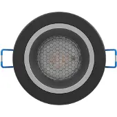 Eglo LED Einbauspot Yebra-Z Smart dimmbar 4,9W RGB CCT warm-/tageslichtweiss 2700-6500K Zigbee Schwarz Silber Ø9cm 902298