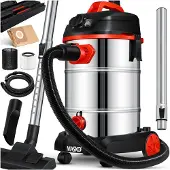 MASKO Industriestaubsauger Nass-Trockensauger Edelstahl, max. 1800W