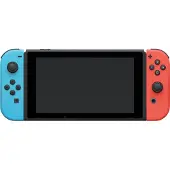 Nintendo Switch Konsole, mit verbesserter Akkuleistung, Farbe Neon-Rot/Neon-Blau