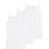 Sanetta Unterhemd "Unterhemd 3er Pack", Jungen, Gr. 128, N-Gr, weiß, Obermaterial: 100% Baumwolle CO., Unterhemden Unterhemd