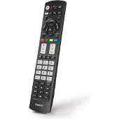 Hama 00221064, TV, IR Wireless, Drucktasten, Schwarz
