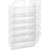 Sans marque Prospektspender Flexiplus, 6 Spender, A4, quer, transparent