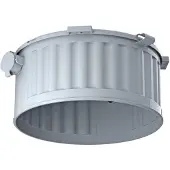 KAISER ELEKTRO Beton-Einbaugehäuse HaloX180, für Einbauten bis Ø180mm, Ortbeton, Kunststoff, grau, 1 Stk.