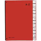 Pagna Pultordner Color A - Z, auch für Überformate, Polypropylen, rot