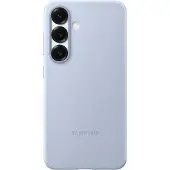 Samsung Original Galaxy S25 Hülle - Kunstleder - Backcover/Hard Case - Hellblau