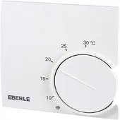 Eberle 121170751100 Raumregler, 5-30C, AC 230V, 1Wechsler, Heizen: 10 mA ... 10 (4) A, Kühlen: 10 mA ... 5 (2) A, Temperaturabsenkung ca.5K RTR 9724