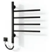Siko SAT elektrischer Handtuchtrockner 54,5x41,1 cm 40 W, Schwarz Matt
