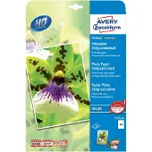 Avery-Zweckform Premium Inkjet A4 250g, Satinmatt, 250 g/m², Tintenstrahl, A4, Weiß, 20 Blätter