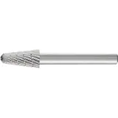 PFERD Frässtift KEL Ø 10 mm Kopflänge 20 mm Schaft-Ø 6 mm HSS Verzahnung 3