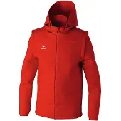 Erima Team Jacke Mit Abnehmbaren Ärmeln Herren - Rot