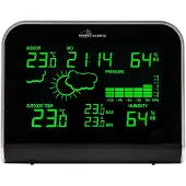 Techno Line RGB-Wetterstation MA10920 inkl. Außensensor, kompatibel mit Mobile Alerts System