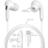 4smarts Active In-Ear Stereo Headset USB Type-C Melody Digital Basic, Kabelgebunden, Anrufe/Musik, 20 - 20000 Hz, Kopfhörer, Weiß