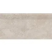 Rako Betonico Treppenfliese dunkelbeige 30x60 cm matt DCPSR794.1