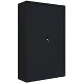 LÜLLMANN Rollladenschrank, 5 OH, 1950 x 1200 x 457 mm, tiefschwarz