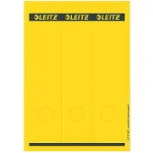 Leitz Rückenschilder lang, PC-beschriftbar, Rückenbreite 80 mm, selbstklebend 75 St., gelb