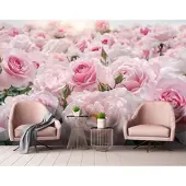 WALLARENA FOTOTAPETE Blumen Rosen Wohnzimmer Vlies Tapete 200x140