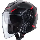 Caberg Helm Flyon II Boss matt-grau/rot-schwarz - Größe XS