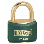 Kasp K12440GREA1 Hængelås 40 mm Identiske Gyldengul Nøglelås