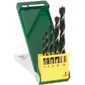 Bosch 4/5/6/8/10 Mm Wood Drill Bit 5 Units Silber