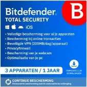 Bitdefender Total Security | 3 Geräte | 1 Jahr