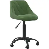 vidaXL Bürostuhl Dunkelgrün Samt