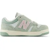 New Balance Infant Girls B480 New-b Hook & Loop White Größe: 23.5 Wide | Schuhe Outlet | Unisex | Weiß