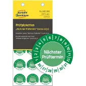 Avery Zweckform Prüfplaketten "Nächster Prüftermin" 2026-31 grün 120 Etiketten