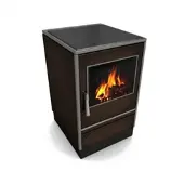 Glutos Küchenherd HHS 02 G | braun | Scharnier rechts | 5,5 kW