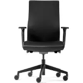 Trendoffice to-strike, Gepolsterter Sitz, Gepolsterte Rückenlehne, Schwarz, Schwarz, Stoff, Stoff
