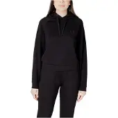 Armani Exchange für Damen. XW000827AF13397UC001 Schwarzes Logo-Sweatshirt (L), Lässig, Sportlich, Multisport, Viskose
