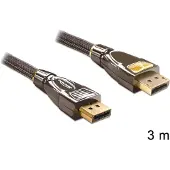 DeLOCK 4k Premium Displayport-kabel 3 M