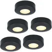 HOFTRONIC™ LED Aufbaustrahler 3W 2700K IP44 Schwarz Set 5 Stück