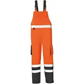 BIG Arbeitsschutz Warn- & Wetterschutzlatzhose "CHICAGO" orange/blau - L - Orange