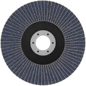 Bosch X451 Fächerschleifscheibe, 125 x 22,23 mm, K60, Z29, 15-tlg