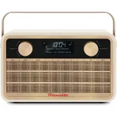 Technisat Transita 120 | tragbares DAB+ Radio mit Akku und Wecker | beige