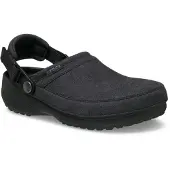 Crocs - Classic Crafted Vegan Suede Clog - Sandalen Gr M4 / W6 schwarz